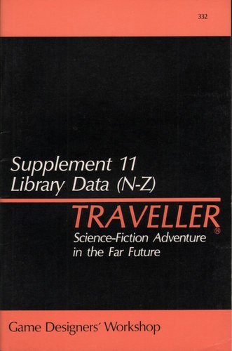 Traveller: Supplement 11: Library Data (N-Z) - Used