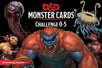 Dungeons and Dragons Monster Cards: Challenge 0-5