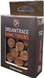 DreamTrace Game Tokens: Entbark Brown