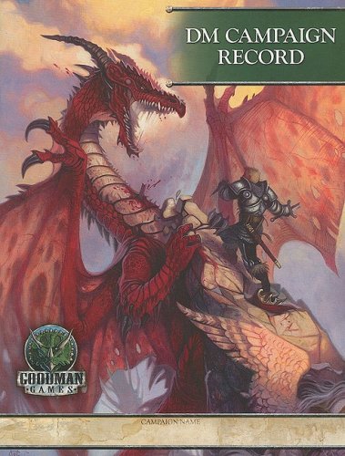 DM Campaign Record for 4th Edition - Used
