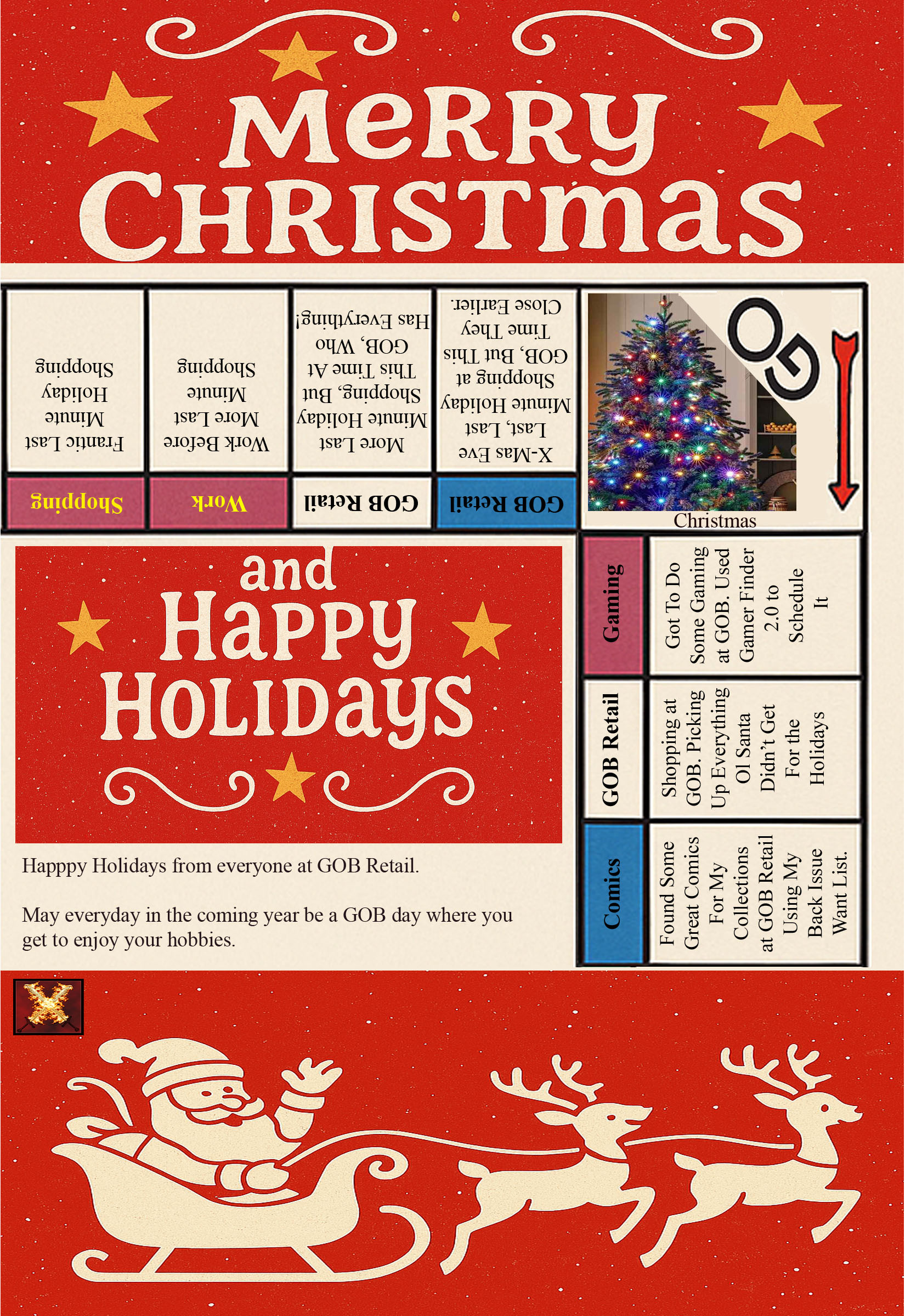 GOB Merry Christmas GO 2025