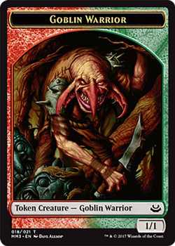 Goblin Warrior Token - Multi-Color - 1/1