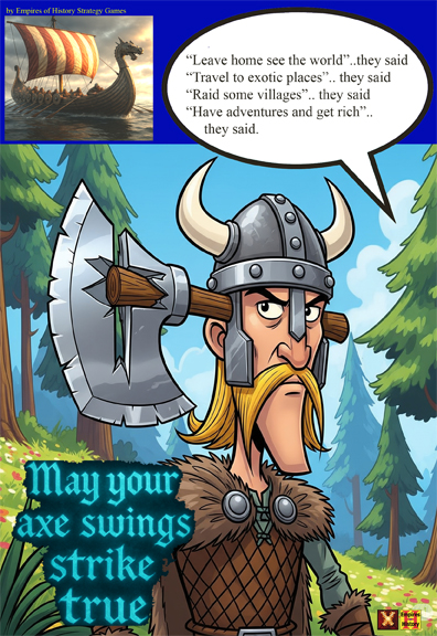 Going Viking Gamer Greeting Card