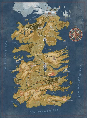 Game of Thrones: Cersei Westeros Map Puzzle