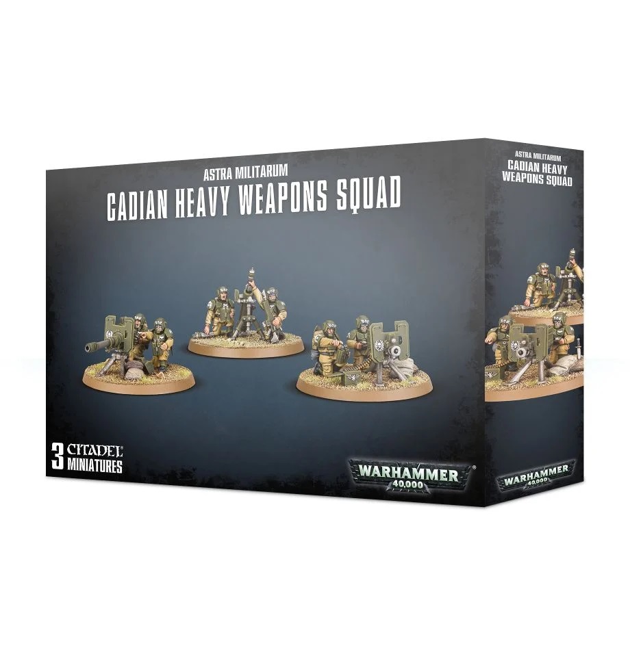 Warhammer 40K: Cadian Heavy Weapon Squad 47-19