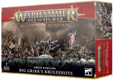 Warhammer Age of Sigmar: Regiments of Renown: Orruk Warclans: Big Grikk's Kruleshots 71-17
