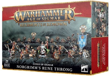 Warhammer Age of Sigmar: Regiments of Renown: Cities of Sigmar: Norgrimm's Rune Throng 71-86