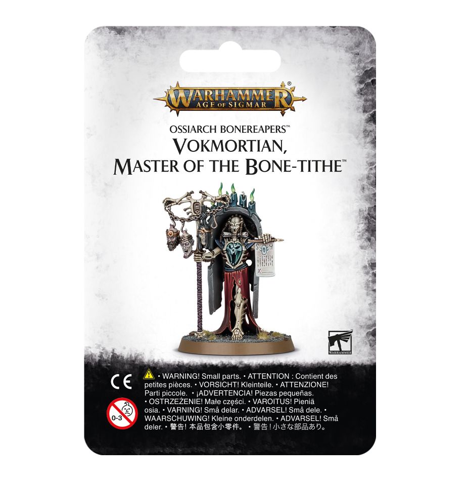 Warhammer: Age of Sigmar: Ossiarch Bonereapers: Vokmortian Master of the Bone-Tithe