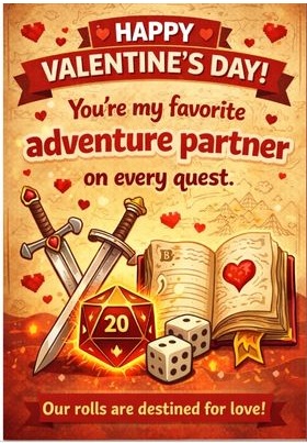 Happy Valentine Day - You are My Favorite Adventure Partner