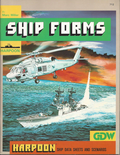 Harpoon: Ship Forms (ship data sheets) - Used