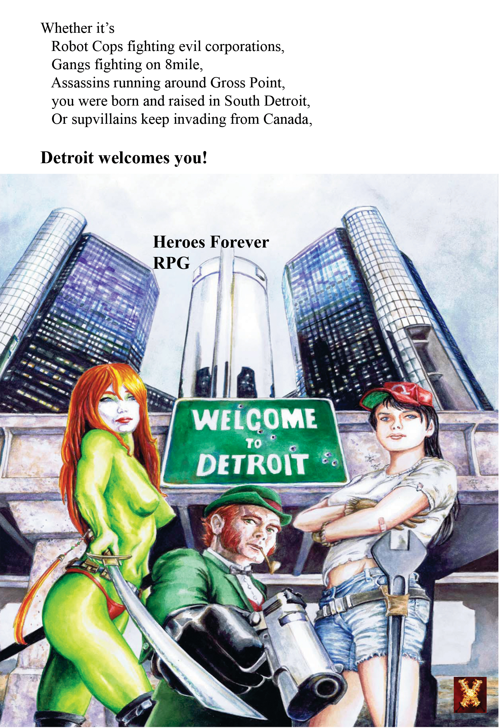 Welcome to Detroit Gamer Greeting Card