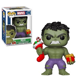 Funko POP: Marvel: Holiday: Hulk with Stockings and Plush
