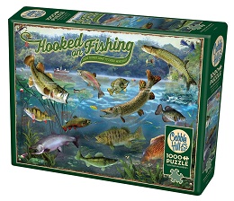 Hooked on Fishing Puzzle - 1000 Pieces 