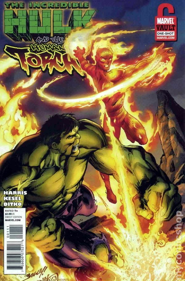 Incredible Hulk and Human Torch From the Marvel Vault (2011) One Shot - Used