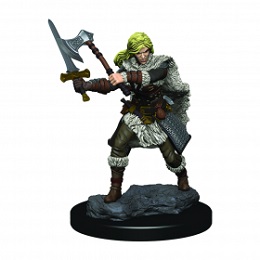 Dungeons and Dragons Fantasy Miniatures: Icons of the Realms Premium Figure: Human Female Barbarian