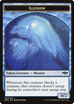 Illusion Token - Blue - 0/2