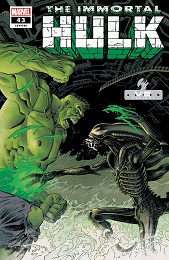 Immortal Hulk no. 43 (2018 Series) (Marvel Vs. Alien Variant) 
