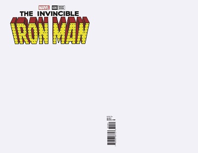 Invincible Iron Man no. 600 (2017 Series) (Blank Variant)