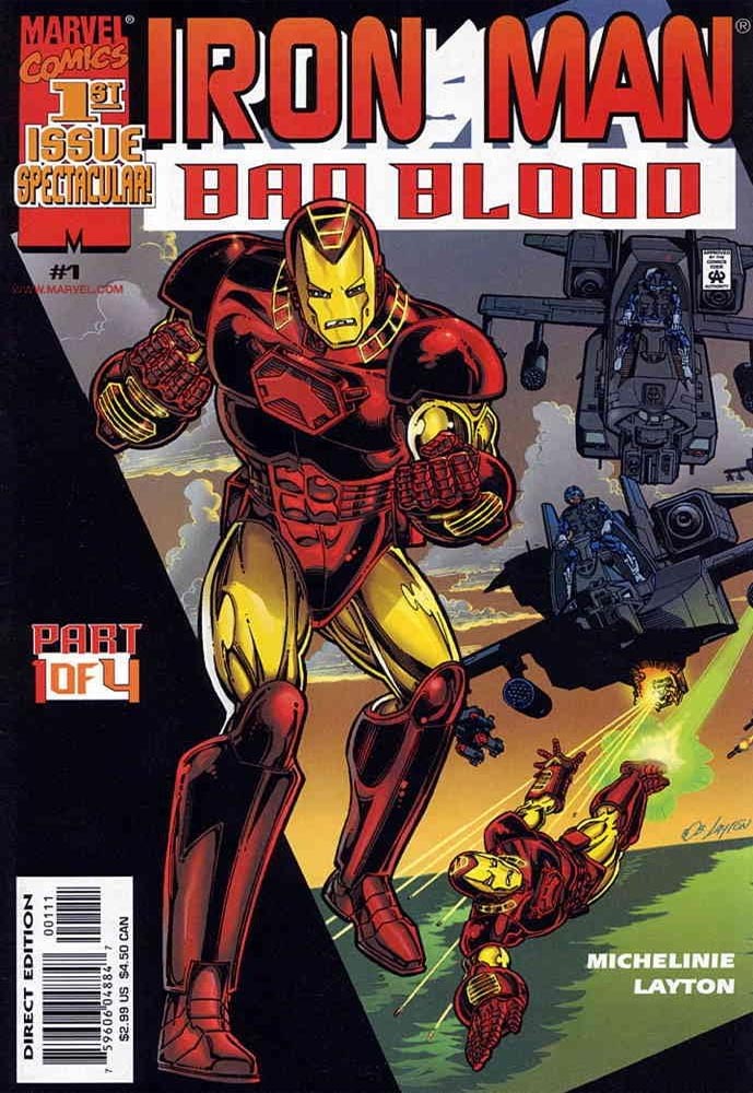 Iron Man Bad Blood (2000) Complete Bundle - Used