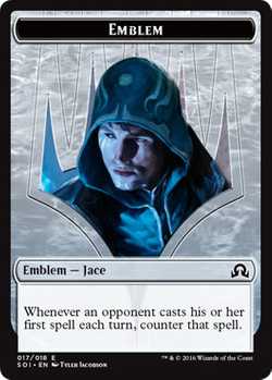 Jace, Unraveler of Secrets Emblem Token