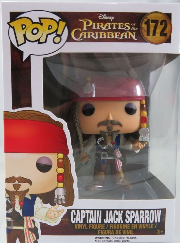Funko POP: Pirates of the Caribbean: Captain Jack Sparrow (172) - USED