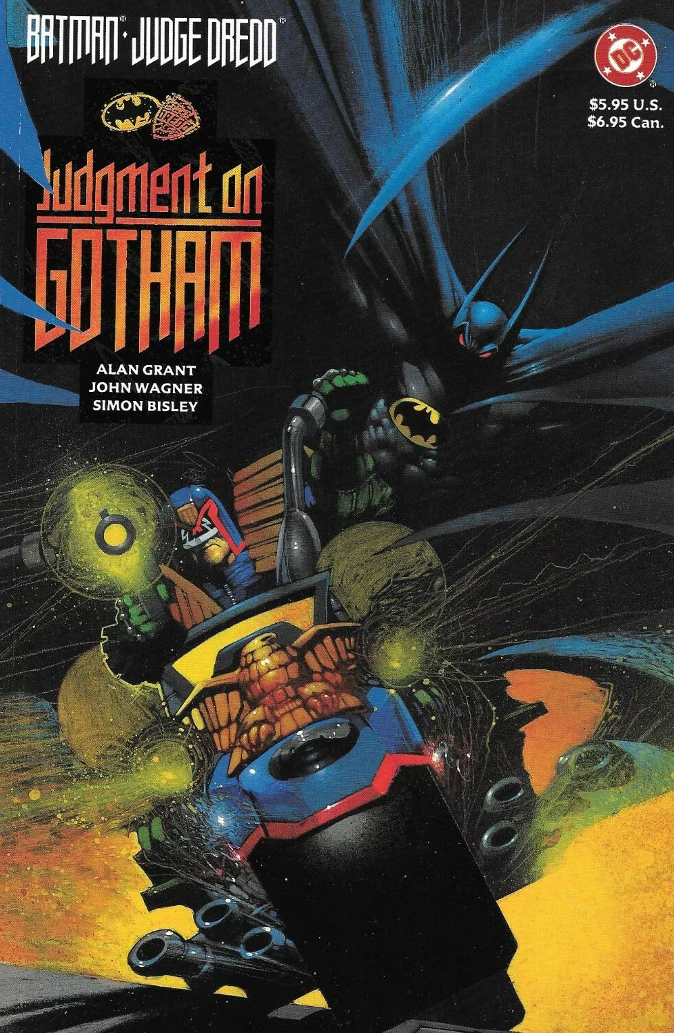 Batman Judge Dredd Judgment on Gotham (1991)(One Shot) - Used