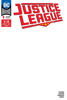 Justice League no. 1 (2018 Series) (Blank Variant)