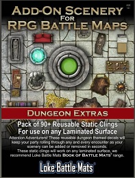Add On Scenery for RPG Battle Maps: Dungeon Extras