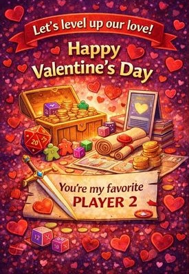 Happy Valentine Day - Lets Level Up Our Love