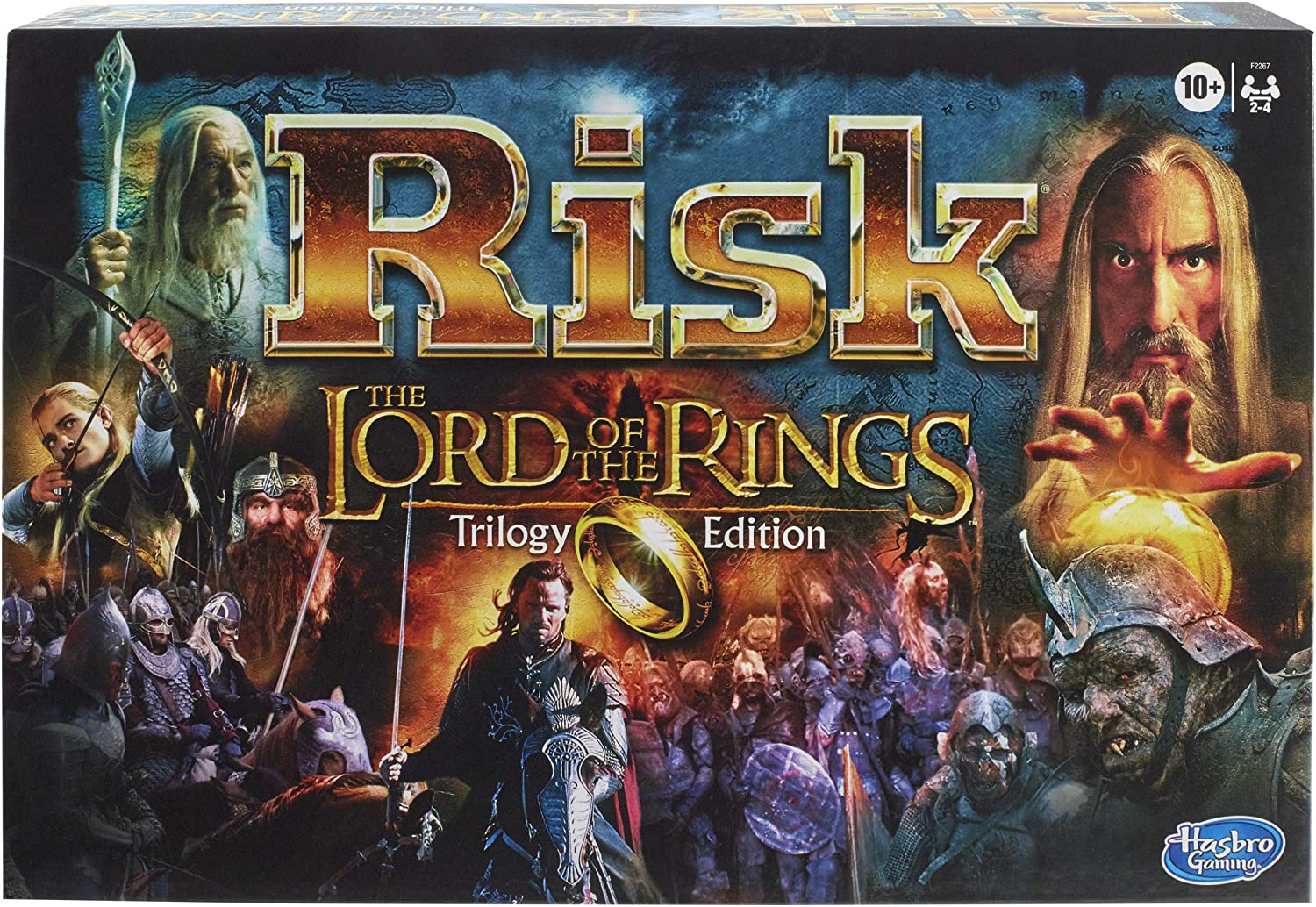 Risk The Lord of the Rings : The Middle - Earth Conquest Game - USED - By Seller No: 16732 Sean Ewbank and Abby Ewbank