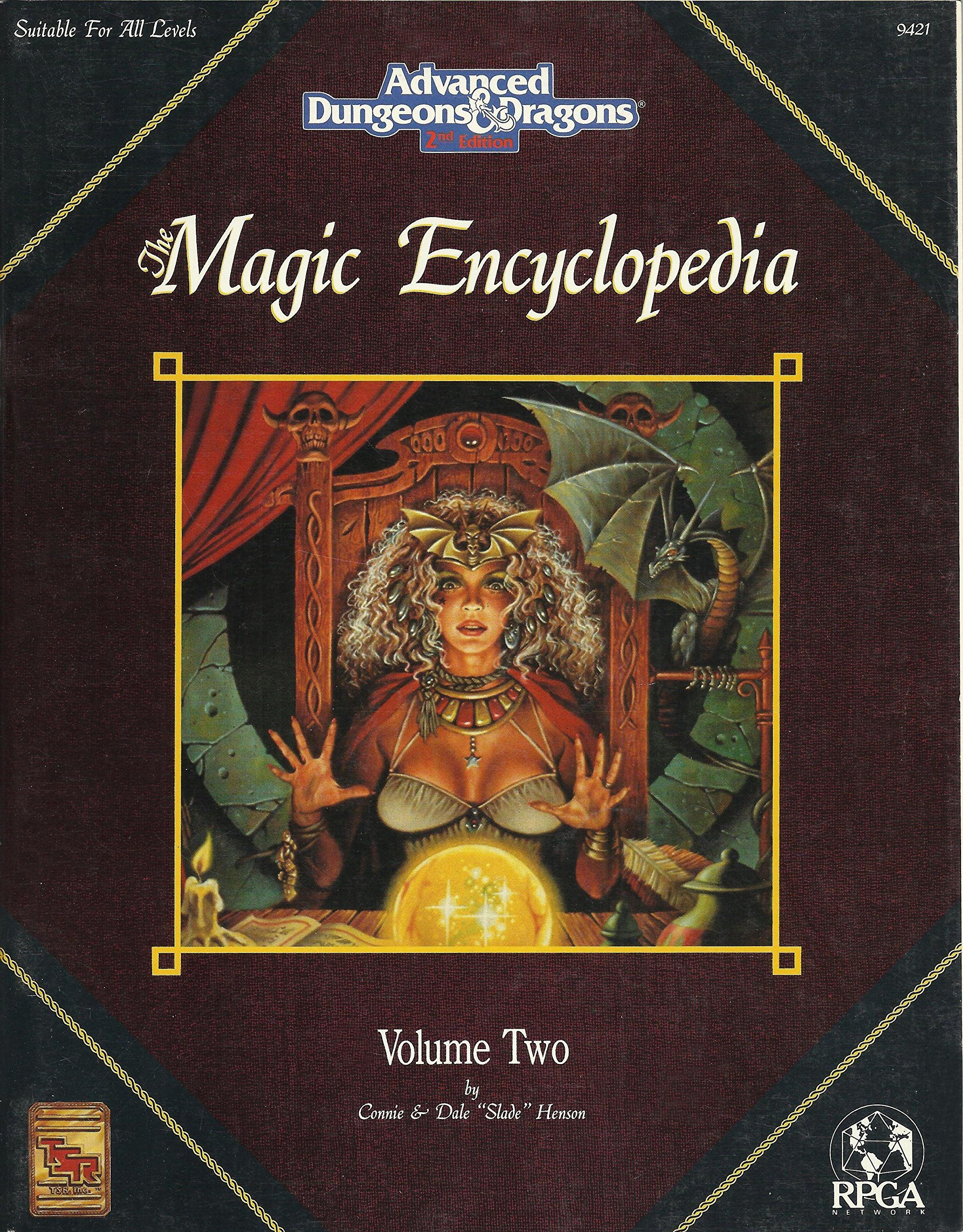 Dungeons and Dragons 2nd ed: The Magic Encyclopedia Volume Two - Used