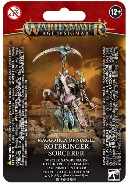 Warhammer: Age of Sigmar: Maggotkin of Nurgle: Rotbringer Sorcerer 83-61