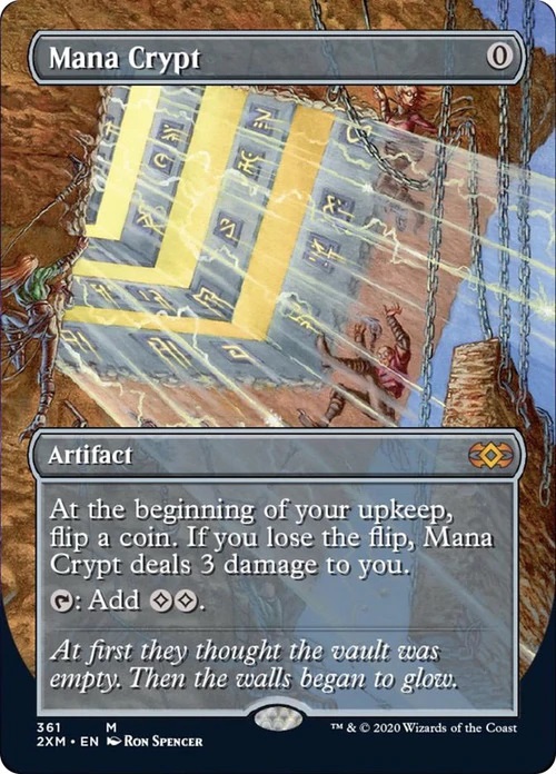 Mana Crypt Full Art (Double Masters Box Topper)