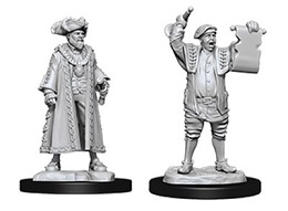 Deep Cuts Unpainted Miniatures: Mayor and Town Crier 