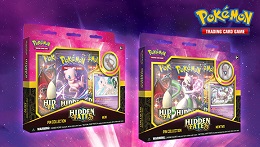 Pokemon Trading Card Game: Hidden Fates Pin Collection Mewtwo and Mew