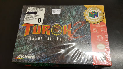 Turok 2 : Seeds of Evil - N64 - (New in Original Shrink Wrap)