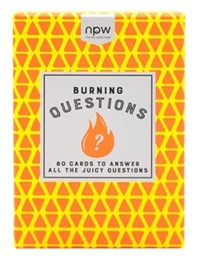 Burning Questions Card Game - USED - By Seller No: 14789 James Melby