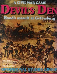 Devils Den: Hoods Assault at Gettysburg Board Game - USED - By Seller No: 20 GOB Retail