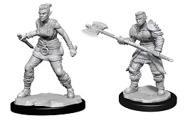 Dungeons and Dragons Nolzurs Marvelous Unpainted Minis Wave 13: Orc Female Barbarian 