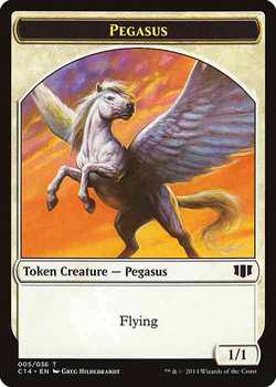 Pegasus Token with Flying - White - 1/1