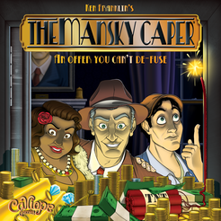 The Mansky Caper Board Game - USED - By Seller No: 6317 Steven Sanchez