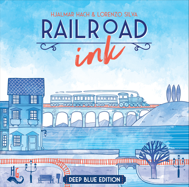 Railroad Ink: Deep Blue Edition Board Game