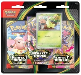 Pokemon TCG: Mega Evolution 03: Perfect Order: 3 Booster Blister