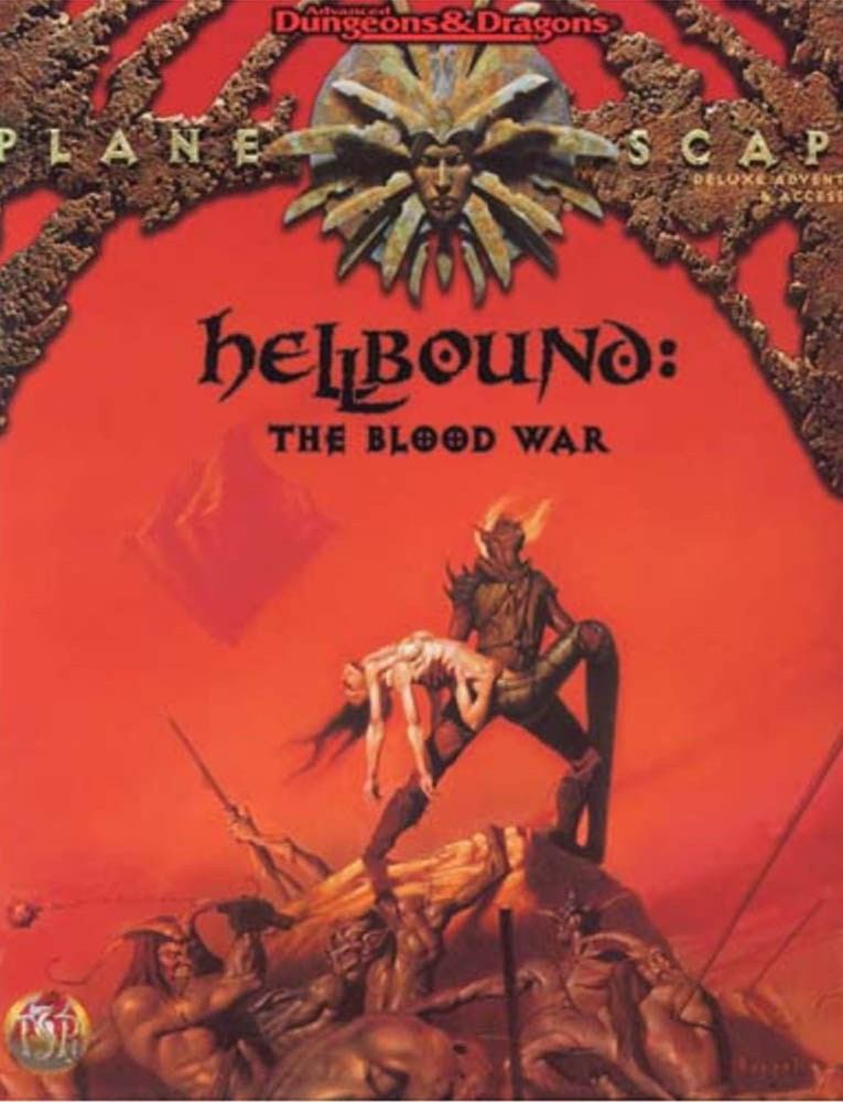 Dungeons and Dragons 2nd ed: Planescape: Hellbound the Blood War Box Set - Used