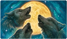Playmat: 3 Wolf Moon