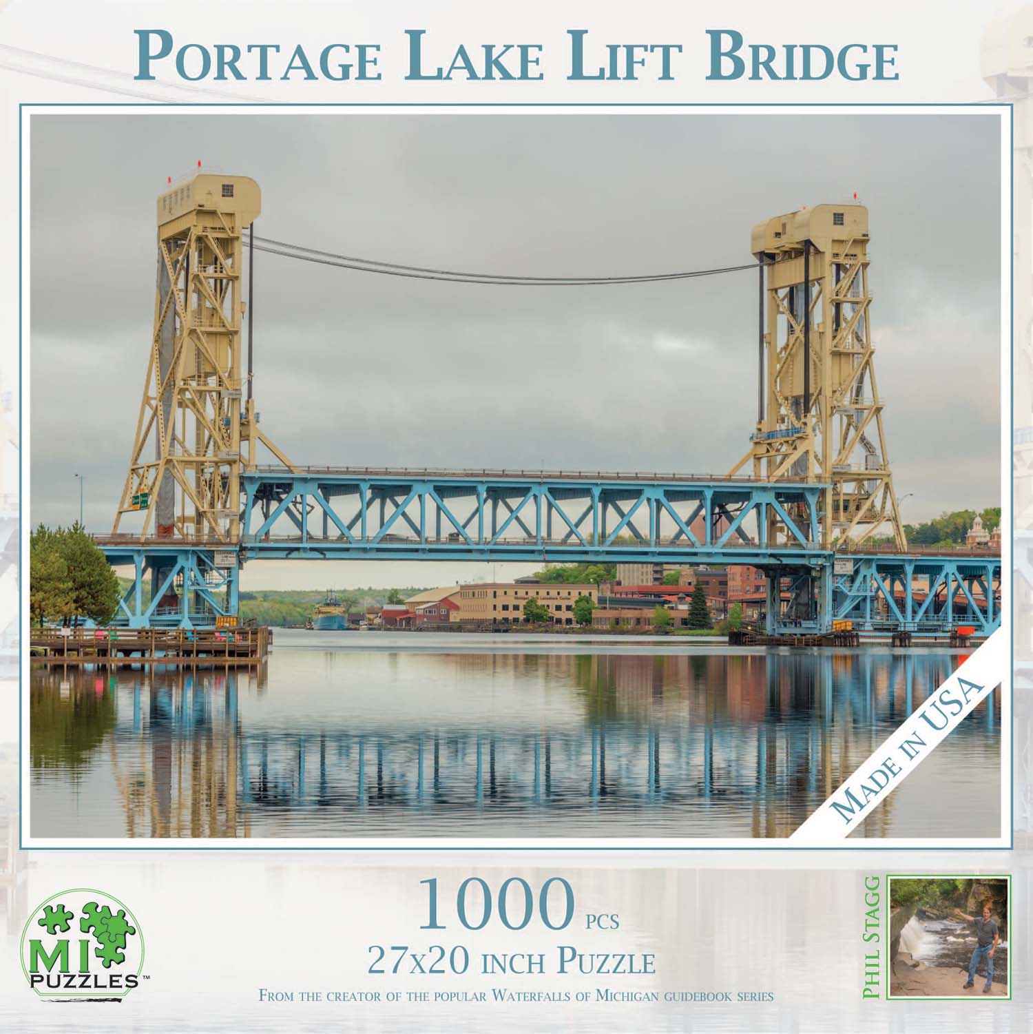 Portage Lake Lift Bridge Puzzle (1000 Pieces)