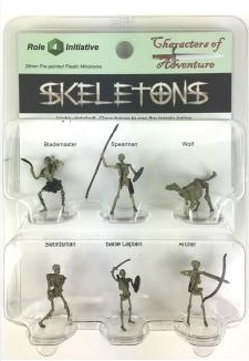 Characters of Adventure: Set of 6 Skeletons