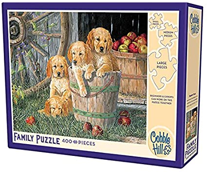 Puppy Pail Puzzle - 350 Pieces 