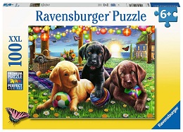 Puppy Picnic Puzzle - 100 Pieces 