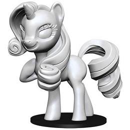 Wizkids Minis: My Little Pony Unpainted Miniatures: Rarity